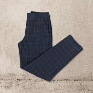 Gap Plaid High Rise Slim Taper Trouser Pants